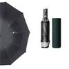 2025 LED Automatic Umbrella Reflective Stripe Reverse Led Light Umbrella Three Folding Inverted 10 Ribs Windproof Umbrellas