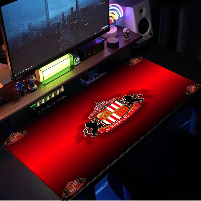 Tappetino per mouse Sunderland rest, base in gomma, tappetino da scrivania per esports, tappetino per mouse per giocatori e uso in ufficio, scrivania da gaming, tappetino facile da pulire