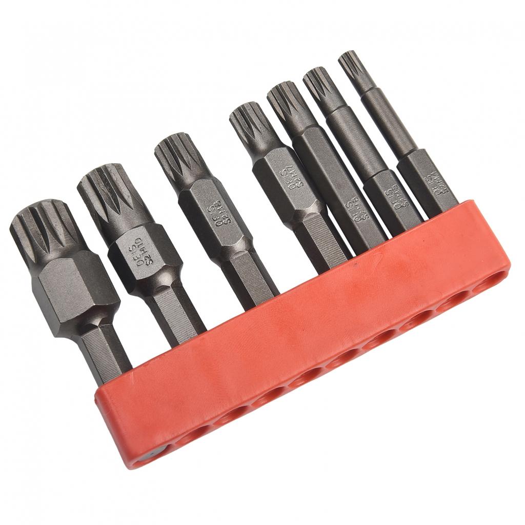 High Hardness Screwdriver Bits 12 Point Alloy Steel