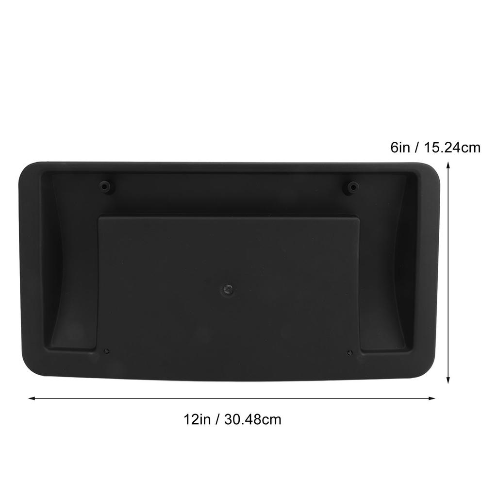 Car Front Bumper License Plate Bracket Holder Mount Frame 1096829 00 G for Tesla Model 3 2017 To 2023 US Standard License Plate Covers Frames 6