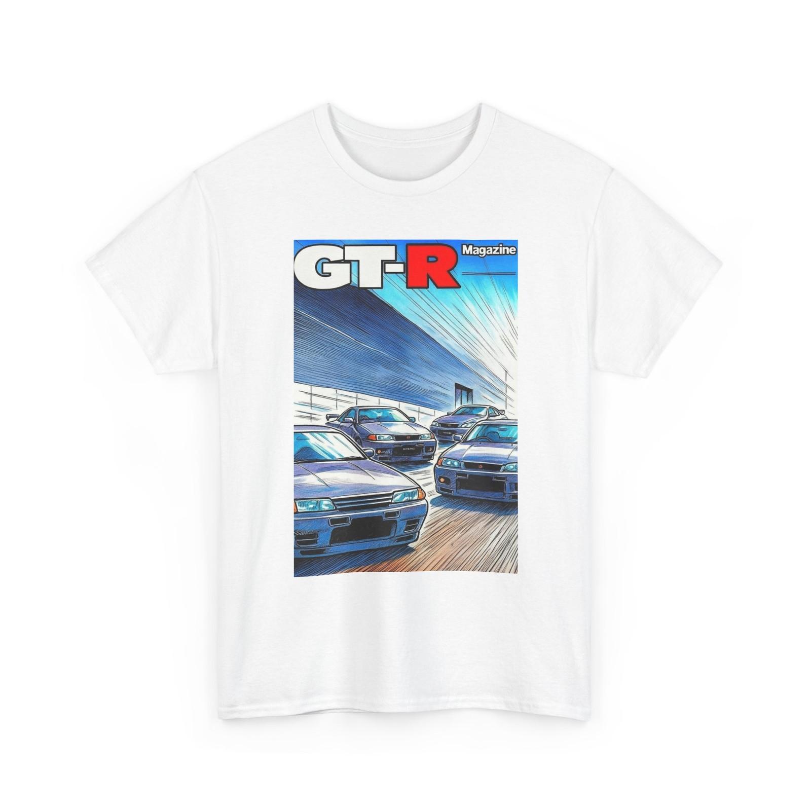 

Стильная мужская футболка с JDM GTR графикой, Подарок автолюбителю, Одежда для автоэнтузиастов XL
