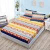 Bohemian Style Sheet Bed Mattress Protector Fashion Bedding Elastic Fitted Sheet Kids Adults Bed Cover Twin Full Queen King Size