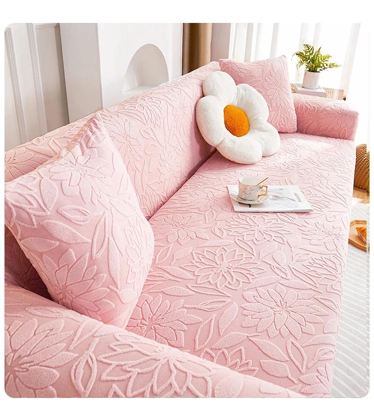 Verdickter Sofabezug Heimsofabezug für Wohnzimmerdekor Verstellbare elastische Sofabezüge für Sessel Rutschfester Sitz Couchbezug