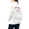 Anta Giacca Imbottita Comoda Traspirante Ampia con Zip Collo Alto Donna Capispalla Bianco Avorio 162448905N-1