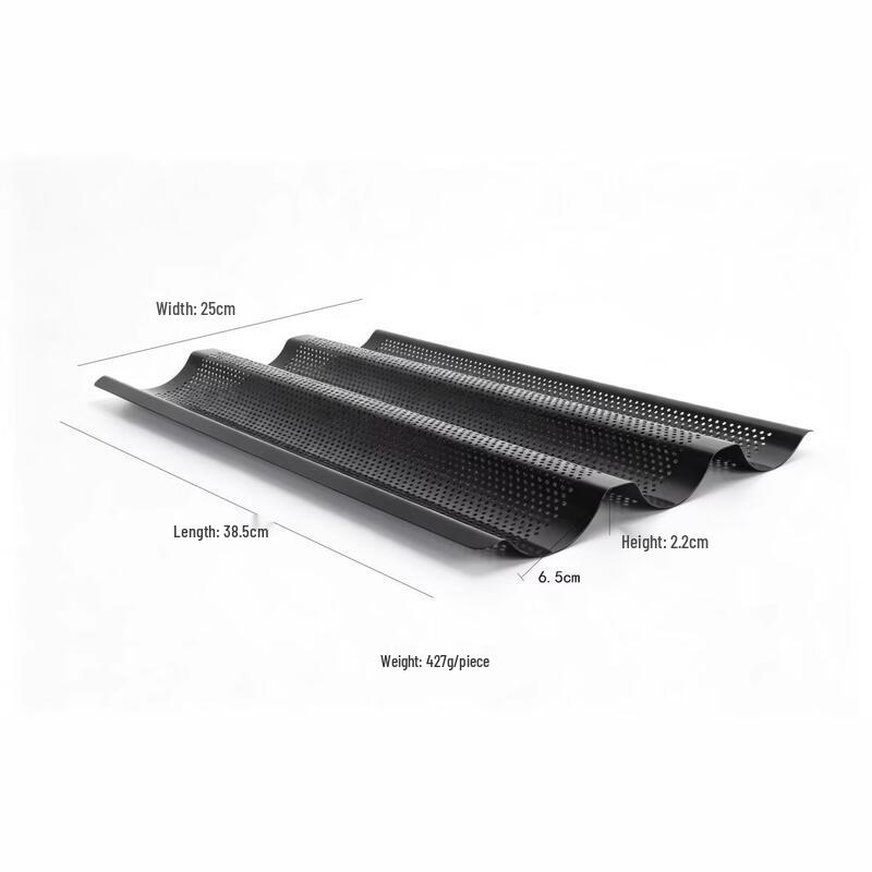 MDNG 3-Slot Baguette Baking Pan