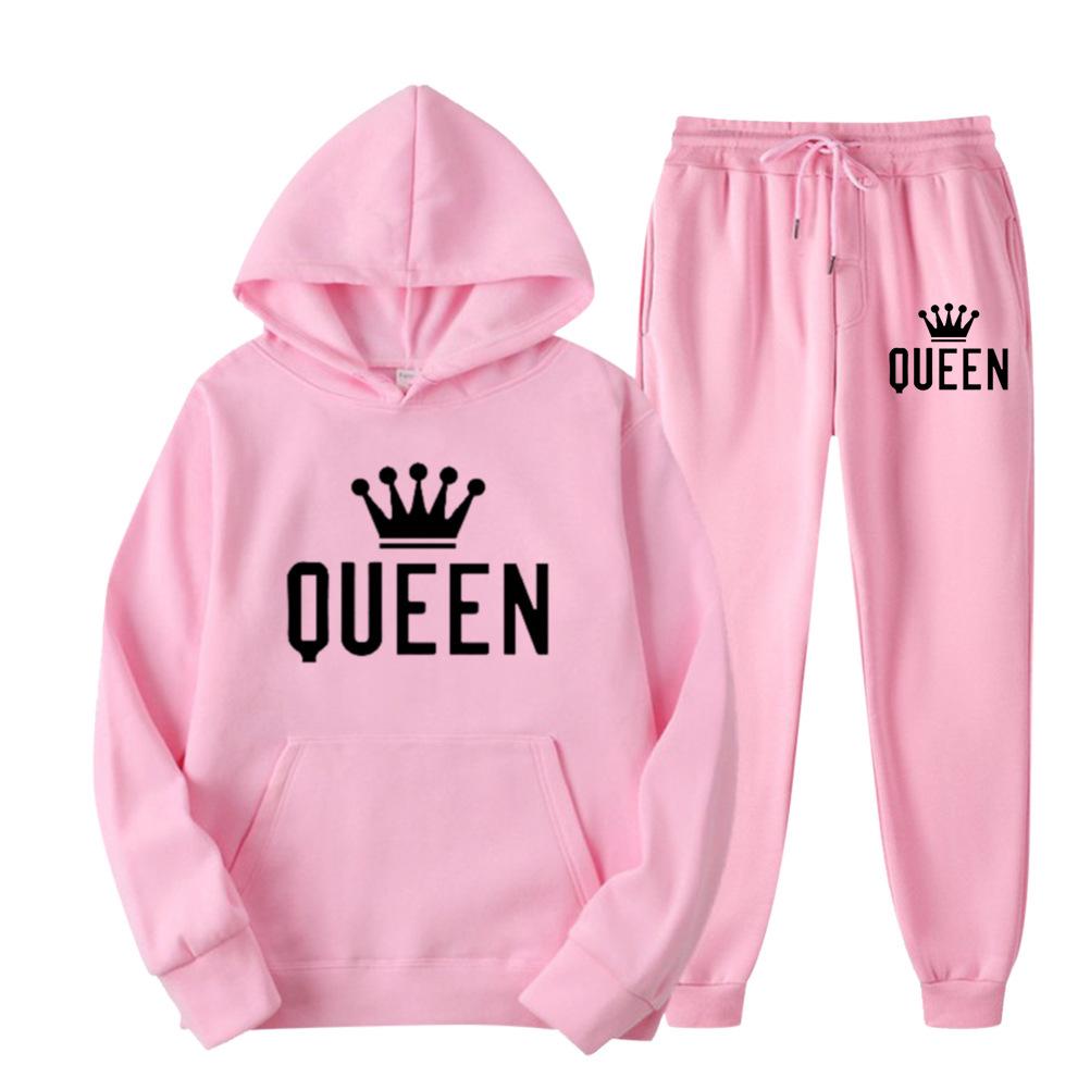 Men's Plus Size Hooded Sweatshirt & Jogger Set - Thickened Casual Sportswear for Autumn/Winter