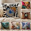 Fairy Tale AAlices Adventures in Wonderland Cushion Cover Pillowcase Antidustmite living Room Sofa Decor Cushion Room