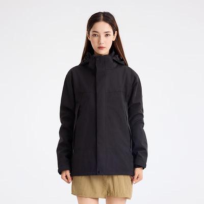 Teluoman Unisex 3-in-1 Color-Block Windbreaker Jacke