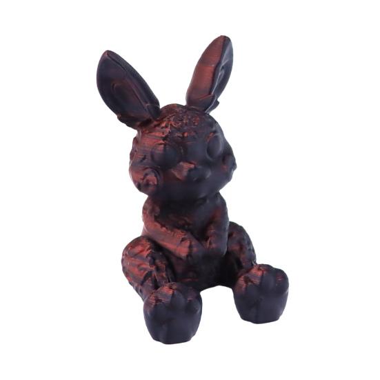 Påskhare Äggprydnad med Rörlig Ledad Kanin Inuti 3D-printad Kanin Blomma Äggfigur Påskhelg Festdekoration