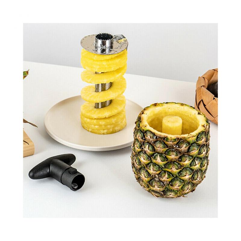 Fruit Stainless Pineapple Corer Slicer Peeler Cutter Parer Kitchen Easy Tool