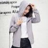 Spring Autumn New Women's Jackets Long Sleeve Windbreaker Middle-Aged Mother's Coat Hooded Short Jacket Loose Outwear