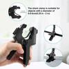 PULUZ Action Sports Cameras Jaws Flex Clamp Mount with Phone Clamp (Black)