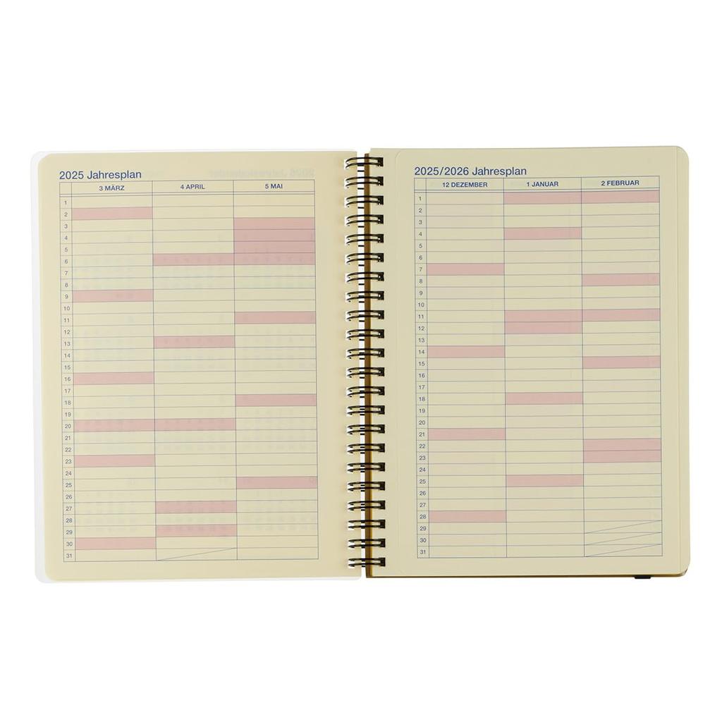 [Delfonics Planner 2025-2026 Edition / Starting March 2025] Rollbahn Diary Clear A5 Monthly Schedule Book (Clear)