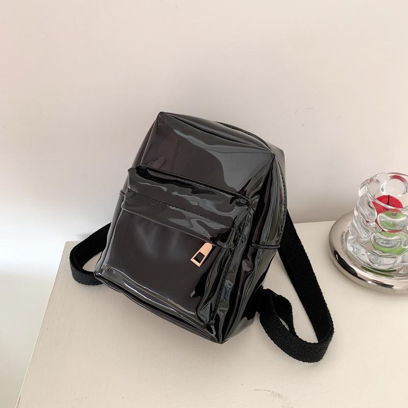 IELGY women s korean style compact travel atmosphere backpack чёрный