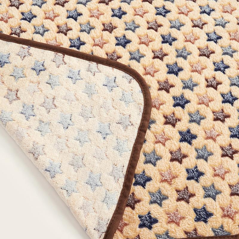 Flannel Pet Mat Dog Bed Cat Bed Thicken Sleeping Mat Dog Blanket Mat For Puppy Kitten Pet Dog Bed for Small Large Dogs Pets Rug