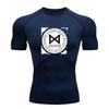 Men's Compression Fitness Sport T-Shirt, Rune Balance Print