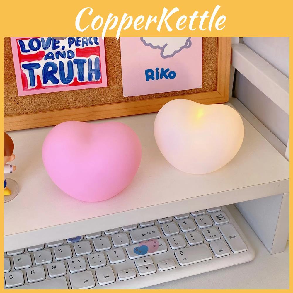 Adorable Cartoon Heart Shape Innovative Night Light For Students' Birthday Gift Ideal For Girls' Room Decor