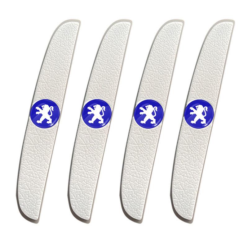 4Pcs Car Door Anti-Collision Strip Rearview Mirror Protection Sticker For Peugeot 308 408 508 RCZ 208 3008 2008 206 207 108 406 407 408 206 207 208