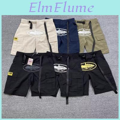 Americké Retro Cargo Šortky Pro Muže Letní Ležérní Streetwear S Více Kapsami Pro Teen Módu