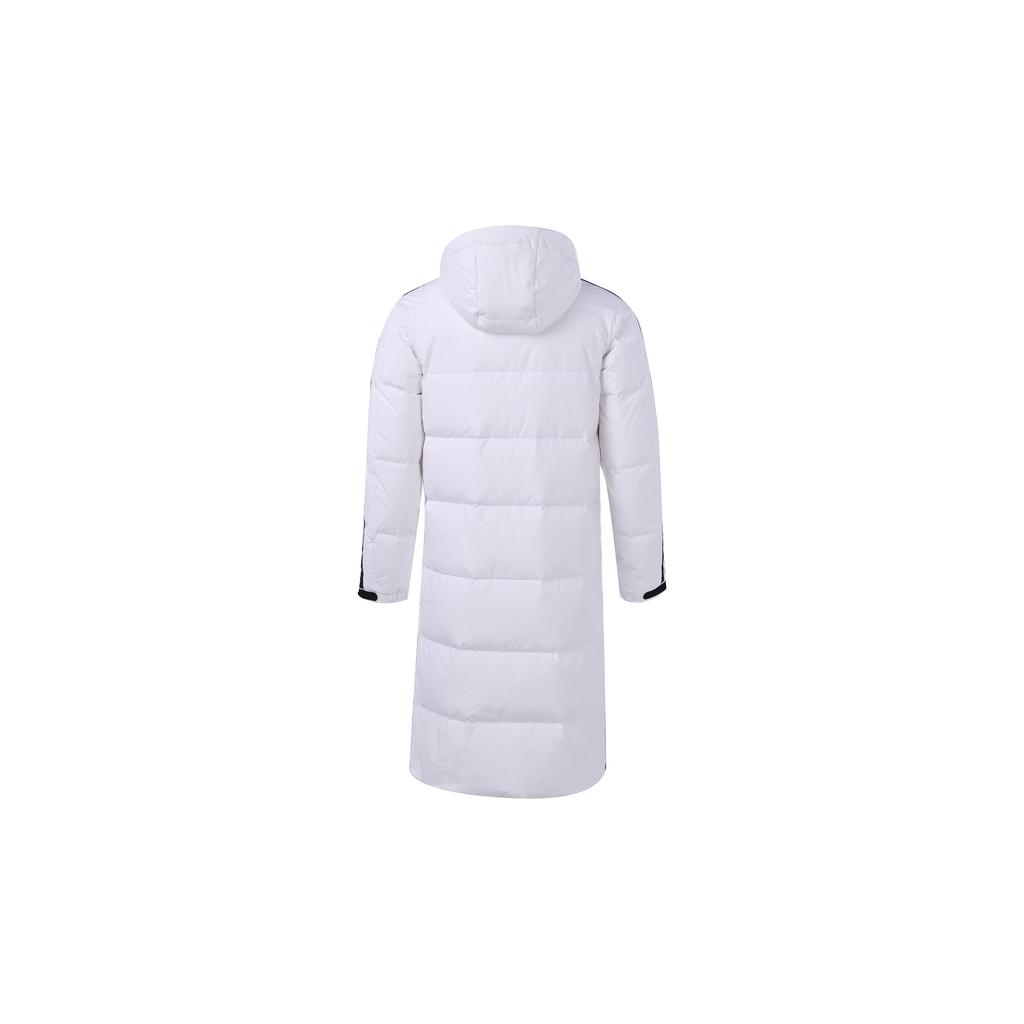 adidas 3ST Long Coat Outdoor Sports Hooded Stay Warm Down Jacket White Unisex H20762