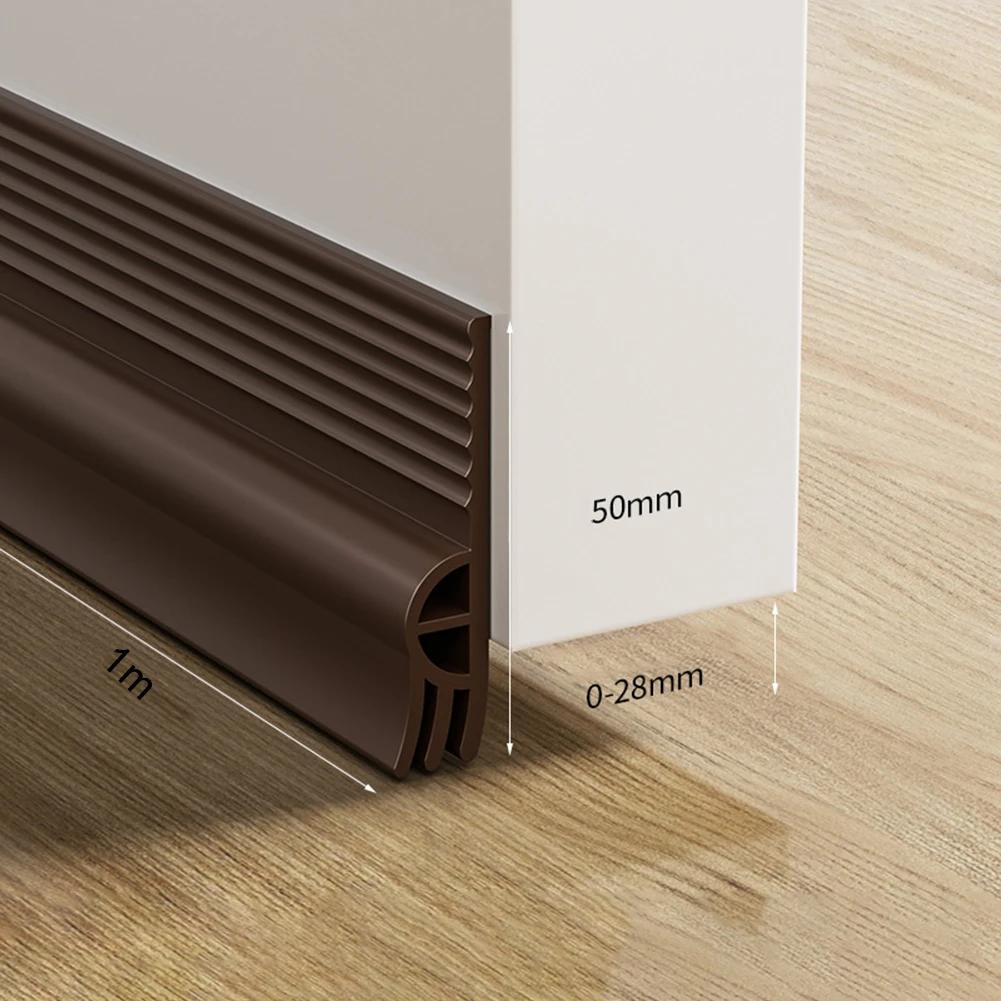 

Уплотнительная лента для низа двери, Стопор от сквозняка, Шумопоглощающий стопор, Ветрозащитный, Уплотнитель под дверь, Блокиратор дверного зазора, Погодный уплотнитель коричневый