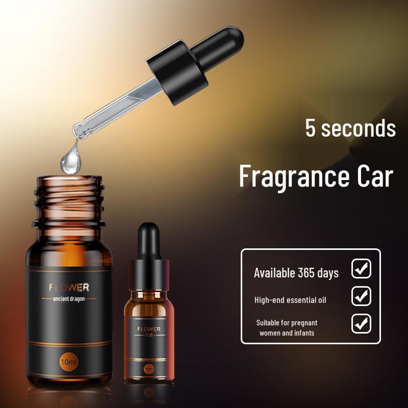 Aluminum Alloy Car Perfume & Aromatherapy Spray with Colorful Ambient Starry Light