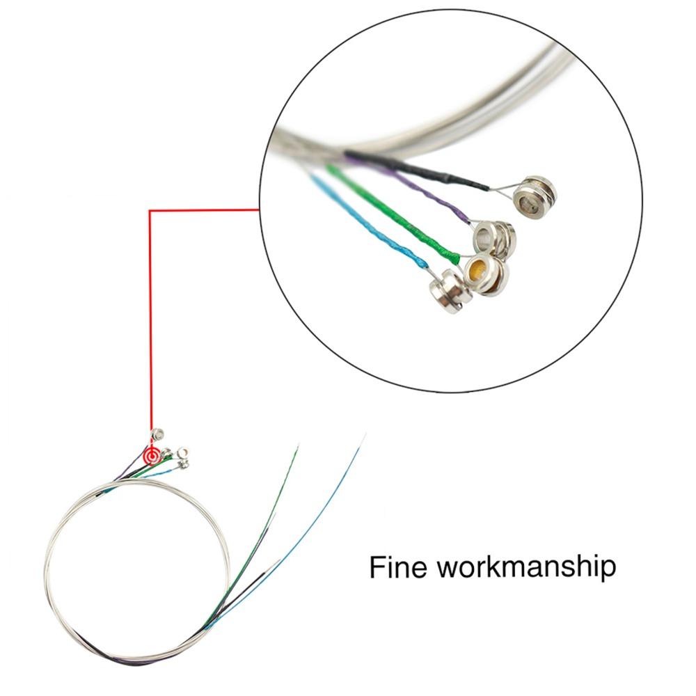 Mixed Colors Full Set Violin String Stainless Steel Wire Violin String Set For Fiddle Performance
