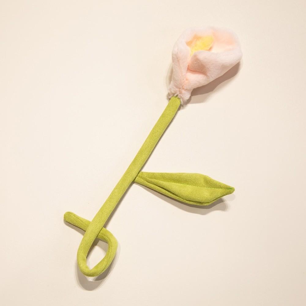 Twist Stick Handmade Felt Flower Bendable Wire Stem Flexible Iron Wire Artificial Floral Bouquet Artificial Single Stem Bouquet