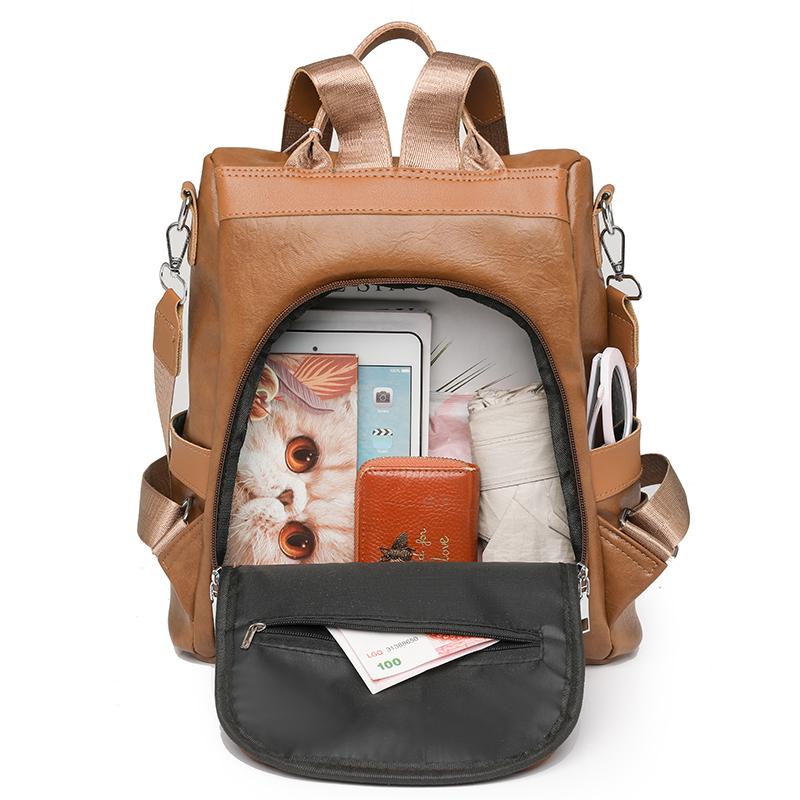 Quasten-Rucksack, Diebstahlschutz, Damen-Rucksack, Pendlerrucksack, große Kapazität, Mehrzweck-Reiserucksack