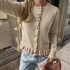 TIFICY Women's Fashion Casual Fall Winter Solid Color Print Long Sleeve O-Neck Sweaters