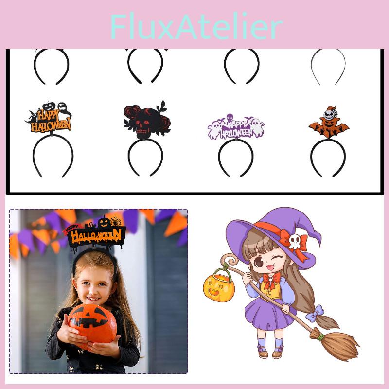 Crazy Party Halloween Headband With Ghost Theme Pumpkin Head Clip Halloween Decorations