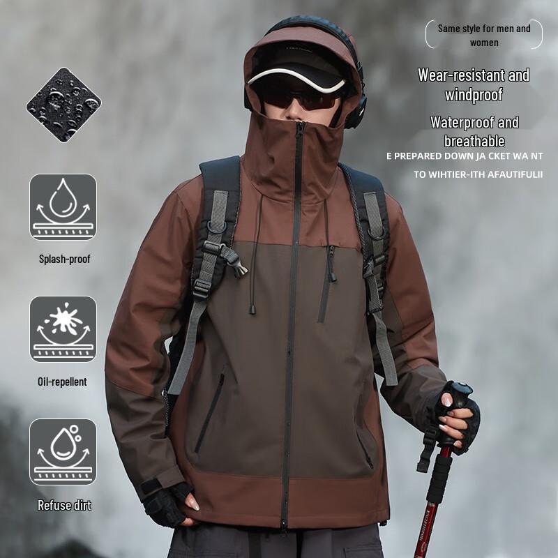 JEEP SPIRIT Unisex Windproof Waterproof Outdoor Jacket
