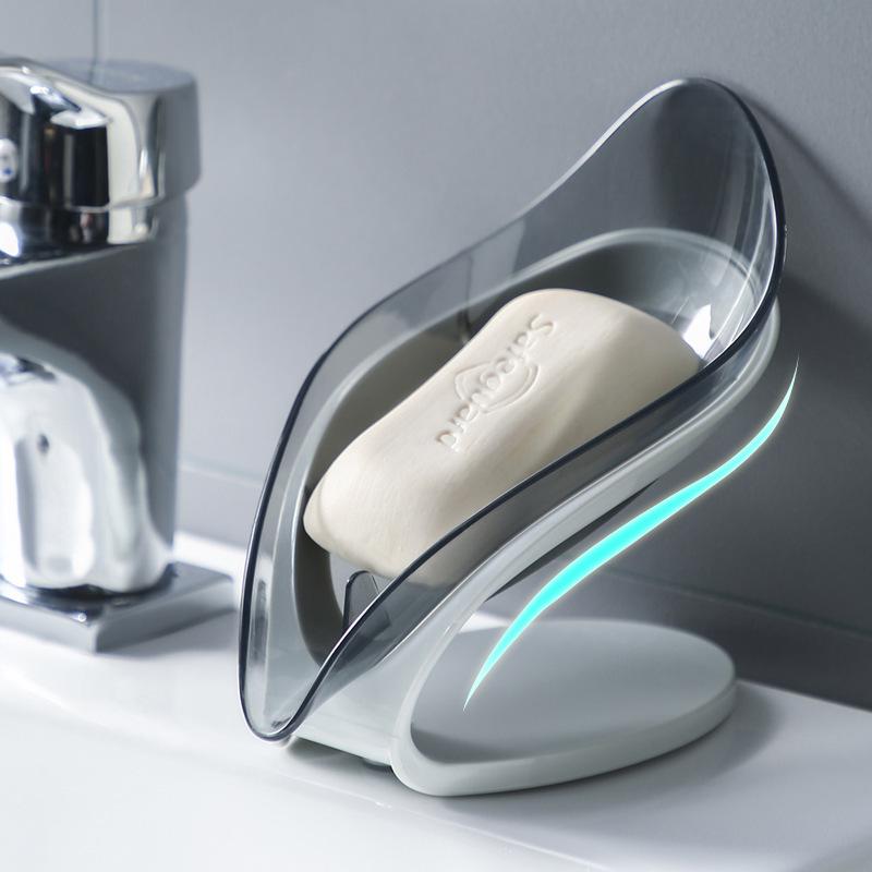 Punch-Free Suction Soap Dish with Drainage - Multifunctional Plastic Holder