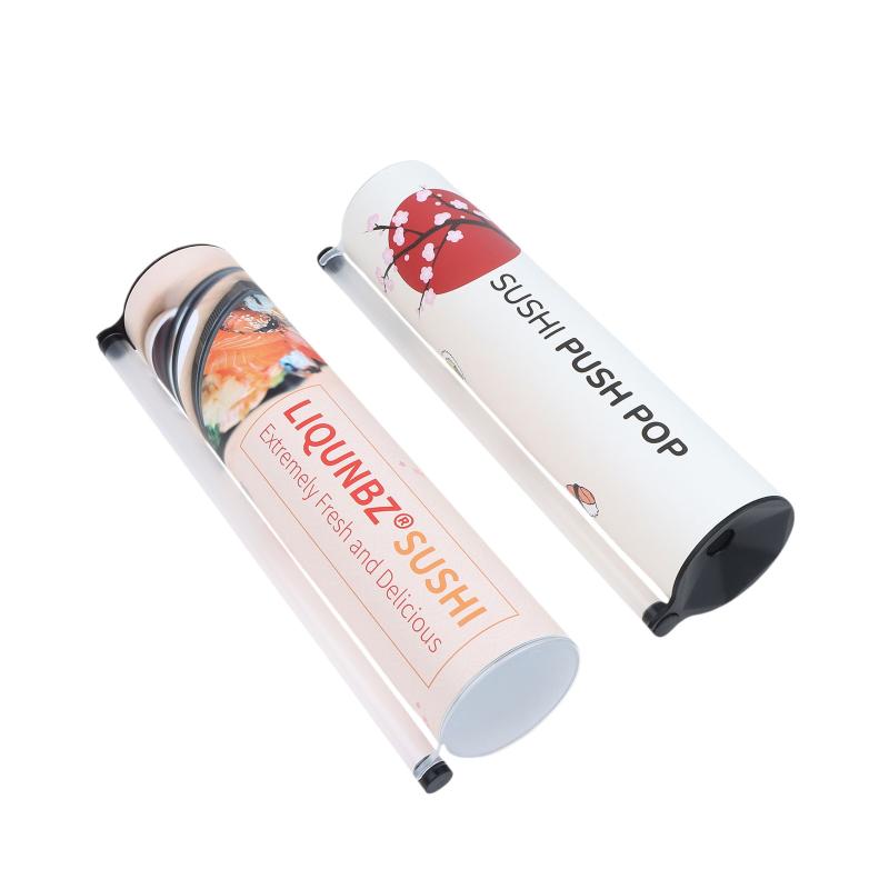 NEW 1Pc Food Grade Sushi Paper Tube Sushi Push Mold Quick Sushi Maker DIY Sushi Roller For Home Restaurant Cuisine Making Tool