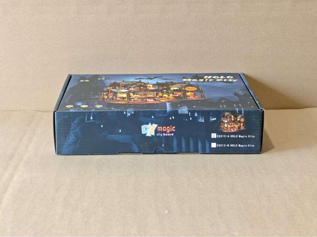 Jiate DIY Holo Magic City ES012: Hand-Assembled Villa Castle Model Toy Ornament Gift