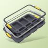 Foldable Silicone Bread Mold Baking Pan Mini Loaf Pans Heat Resistant Baking Moulds Non-Stick Cornbrea Cake Baguette Baking Tray