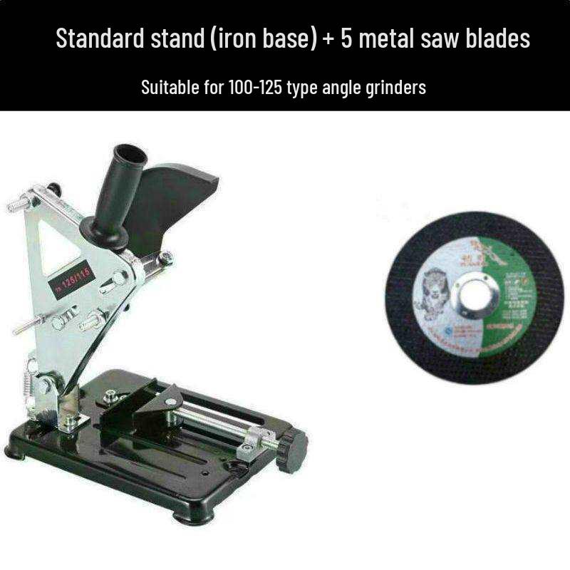Universal Multifunctional Angle Grinder Stand: Sturdy Cutting Machine Mount