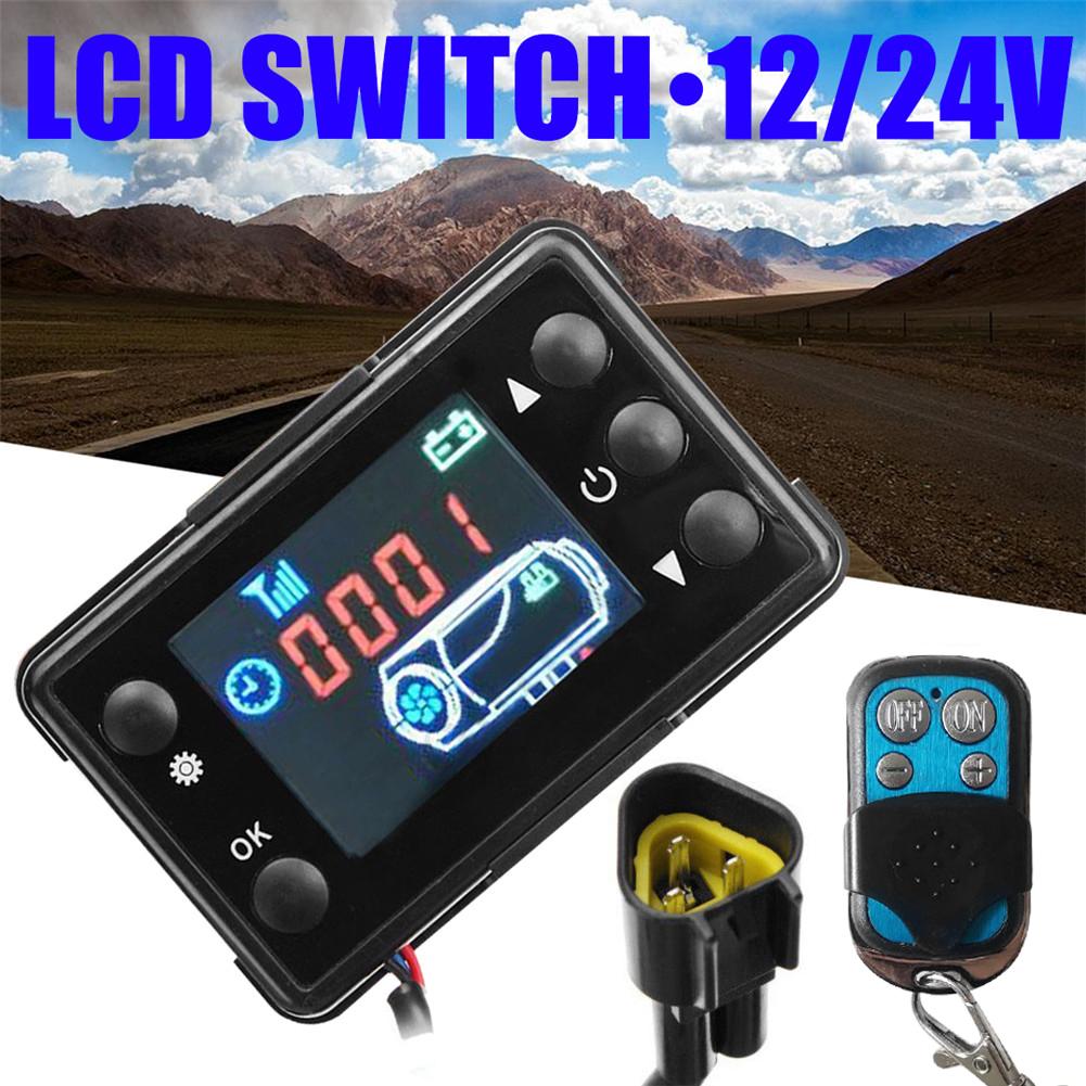 12V/24V LCD Monitor Switch Board And Heater Parking Remote Controller For Websato Eberspacher Diesels Heater Car Accessories