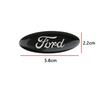 AACV1 58x22mm Car Steering Wheel Center Emblem Sticker for Ford Focus 3 MK2 Fiesta MK7 Mondeo Mk4 Fusion Kuga Transit Edge F150