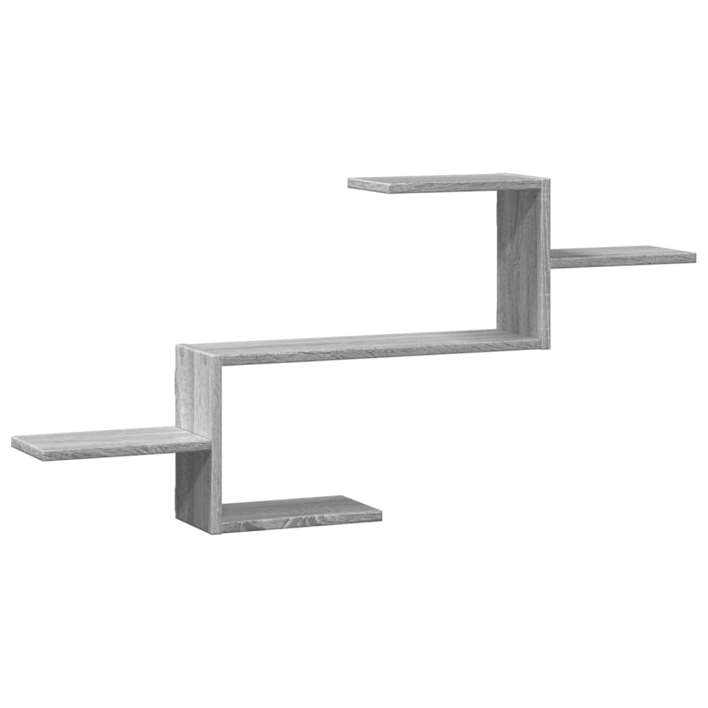 Wall Shelf Gray Sonoma 104 x 15 x 49 cm Particleboard