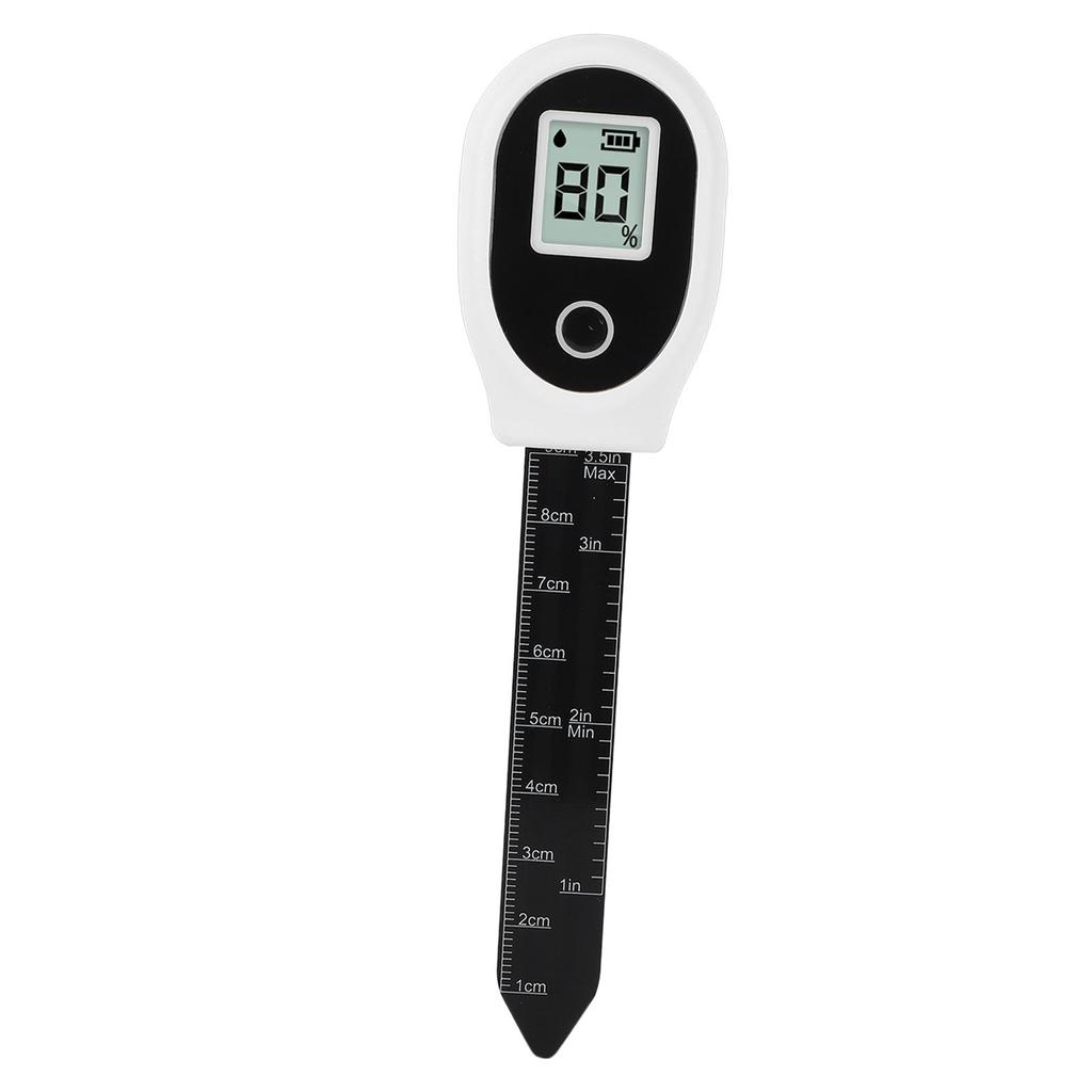 Soil Meter Backlit LCD Digital Display Soil Humidity Tester with 91.4mm Probe for Garden Lawn Greenhouse