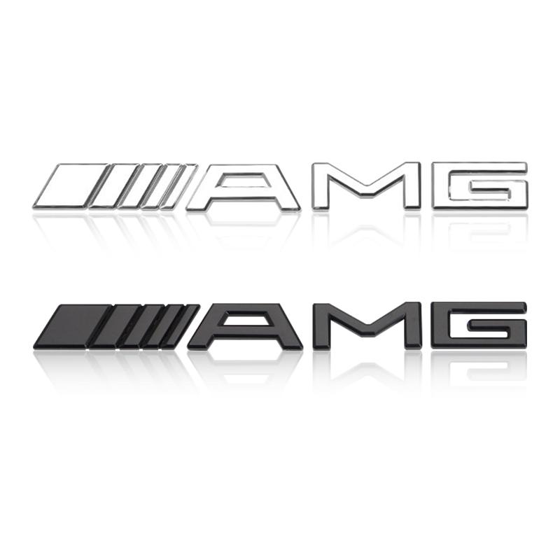 Car 3D Metal Super Custom Limited Body AMG Emblem Badge Decals Auto Tail Sticker For Mercedes-Benz W166 W212 W204 C E ML GL GLK
