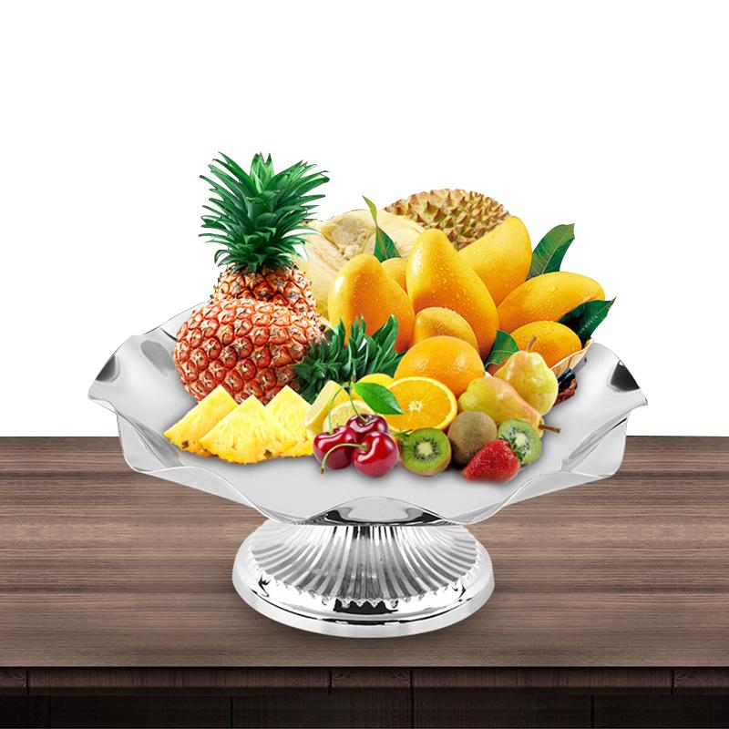 Silná nerezová ocel Luxusní miska na ovoce a svačinu Domácí párty dekorace Úložný servírovací tác Nádoba na bonbóny, dorty, sušenky