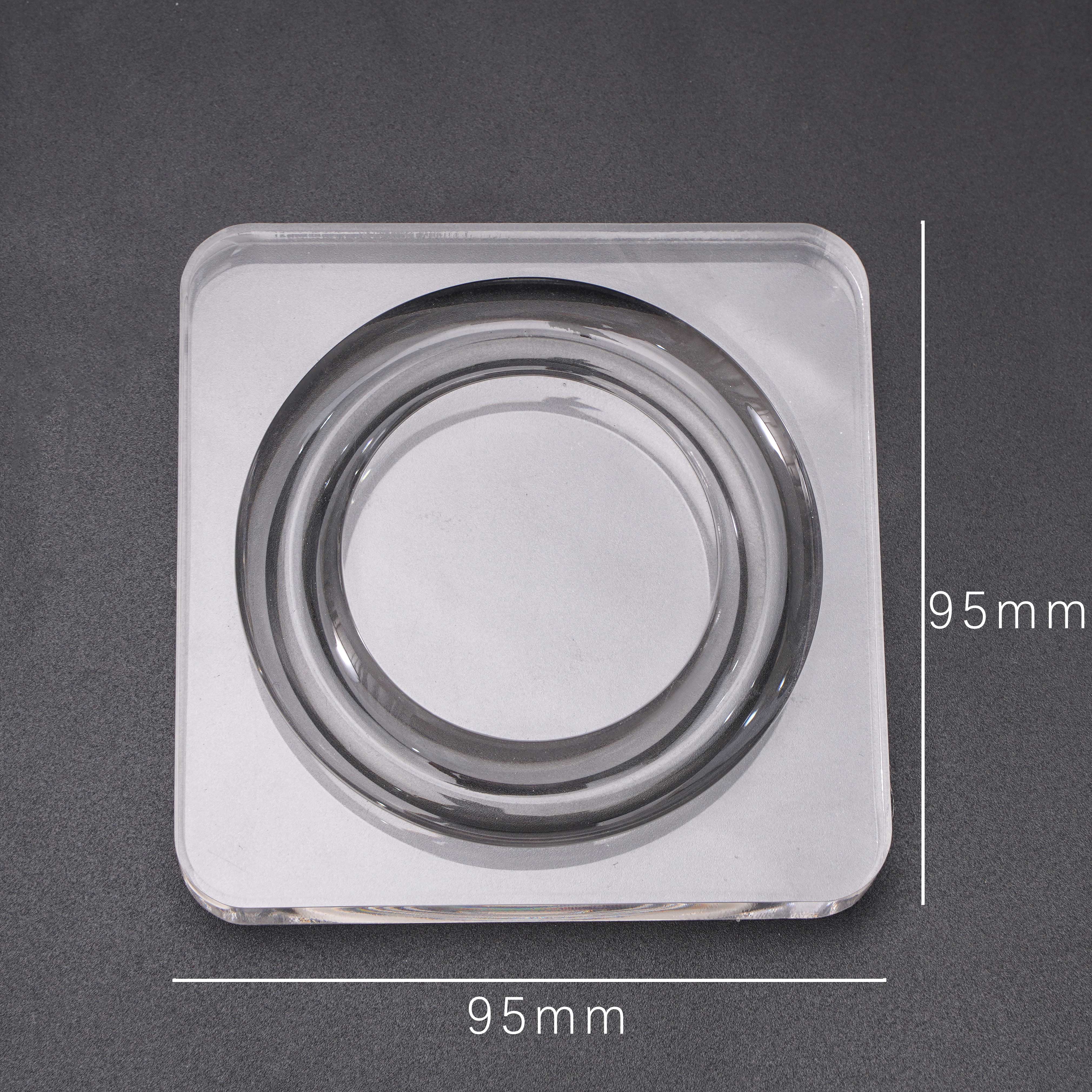 

Прозрачный акриловый стенд для демонстрации U-образного инструмента «Медведь» с длинными бусинами Small square style 95*95mm