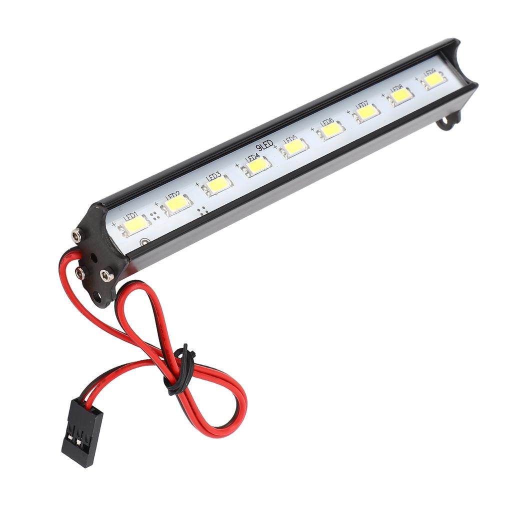 RC Car Light Bar Aluminum Alloy LED Super Bright RC Car Roof Lamp for for SCX10 D90 for HPI