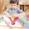 DIY Painting Sticker Craft Toys Paper Kits Project Handmade Princess Dress up Activity