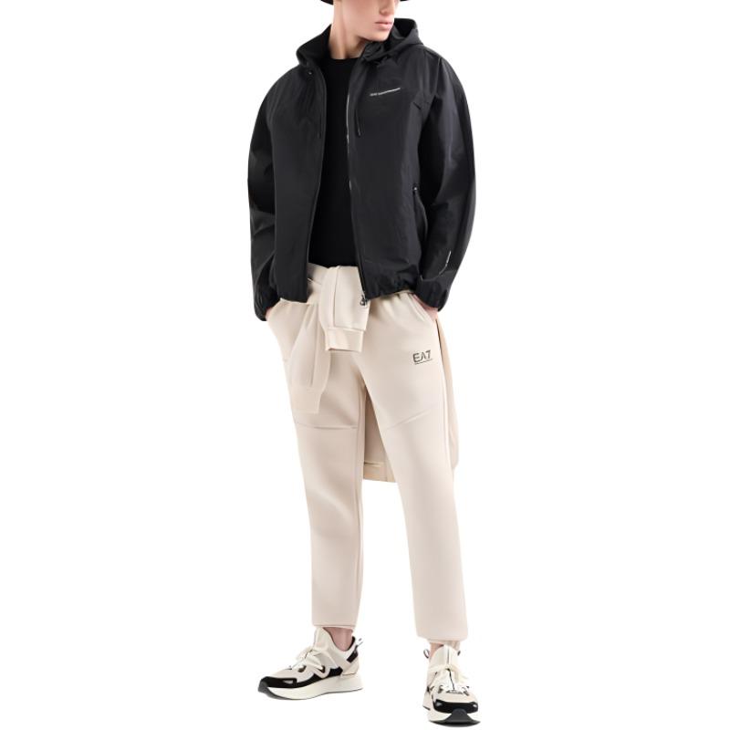 Emporio Armani EA7 SS24 Jackets & Coats Unisex Black 3DPB19-PNFVZ-1200