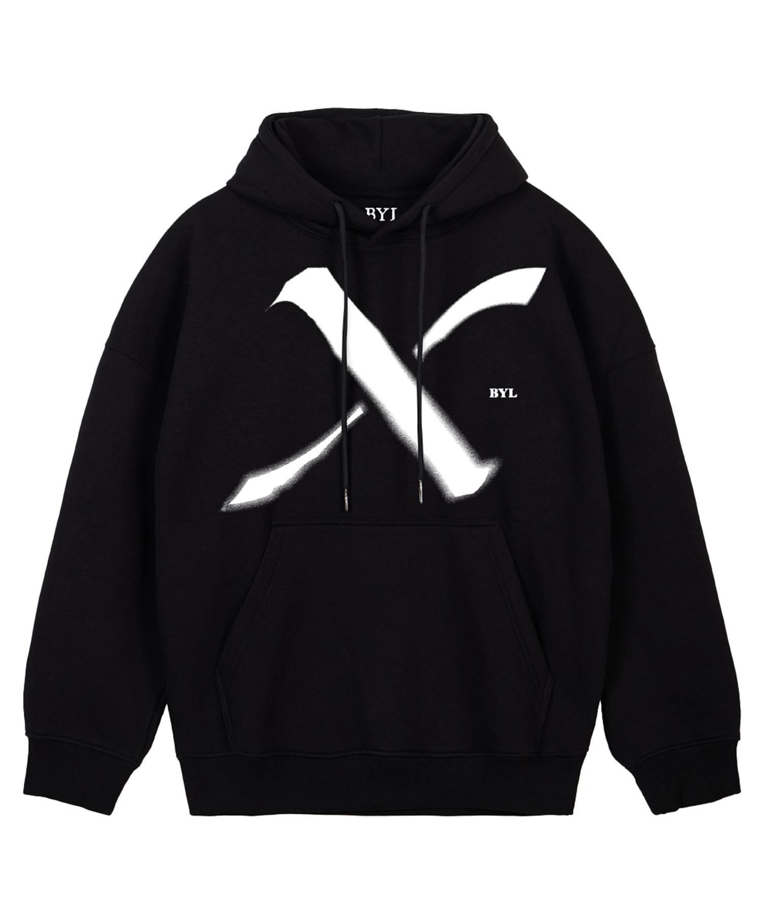 Biel X Logo Hoodie Black M (Add Fleece)