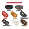 Universal Leather Car Safety Seat Belt Anti-Scratch Cover Car Seat Belt Socket Protective Cover Button Protective Case