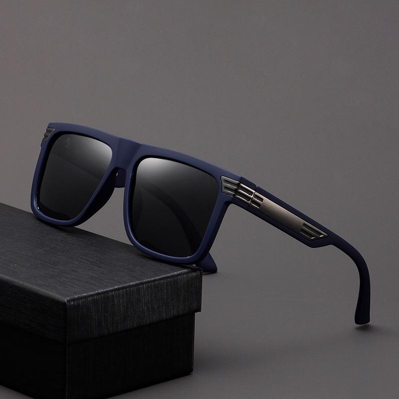 Square Sunglasses for Men Polarized UV400 Fashion Sunglass Sport Sun Glasses Driving Vintage Oversized Big UV Protection Shades